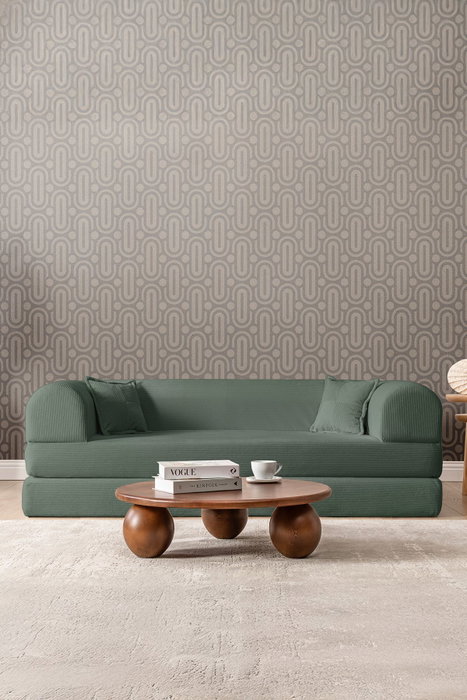 Atelier Del Sofa Legom Eco - Green Sofá-cama de 3 plazas